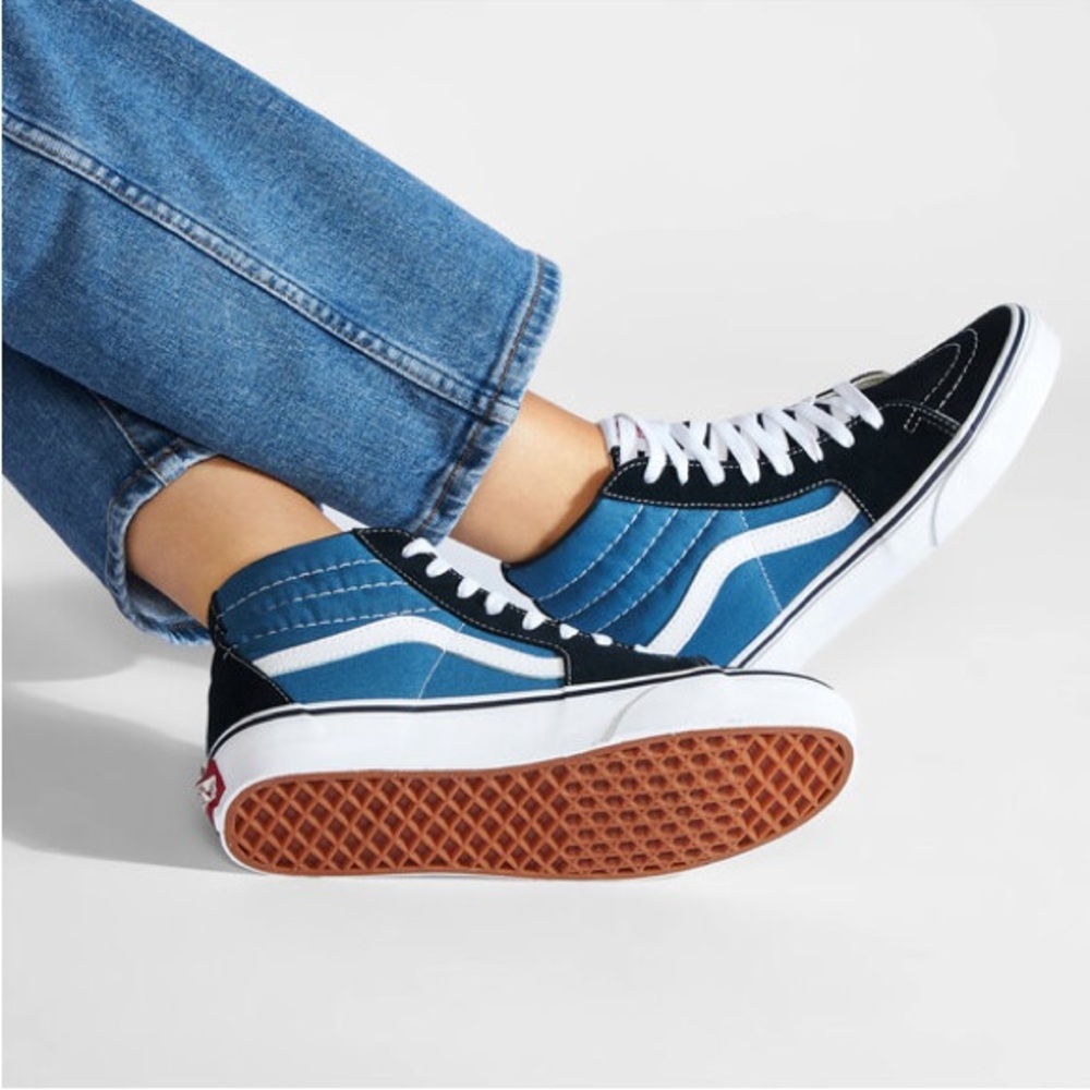 Vans Womens Sk8 Hi Blue/black